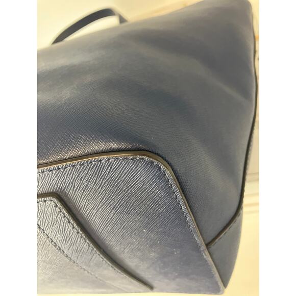 KATE SPADE NAVY BLUE SAFFIANO LEATHER WOMENS SHOULDER BAG - Picture 10 of 16